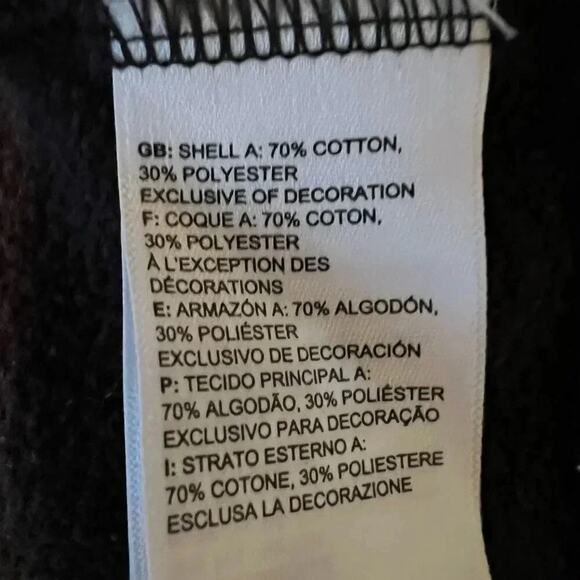 The North Face black Camp Fleece pullover hoodie girls’ Size Small (7/8) - Picture 6 of 6